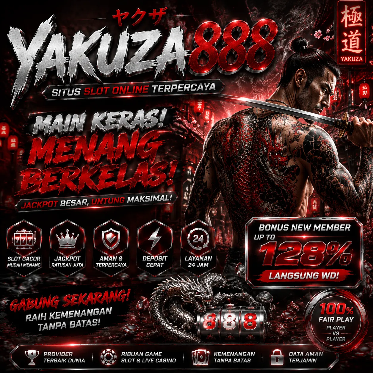 YAKUZA888Banner
